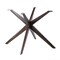 Armen Living Sachi and Brighton 5 Piece Dining Set in Dark Eucalyptus Wood with Gray Rope 840254332409 - alternate 5